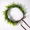 Artificial Tropical Green Leaf Headpiece Hawaii Floral Headdress for Girls Women Hawaii Decor Summer Beach Party Costume Accessories